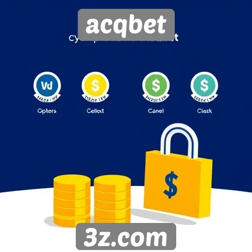 Opções de pagamento disponíveis na plataforma acqbet